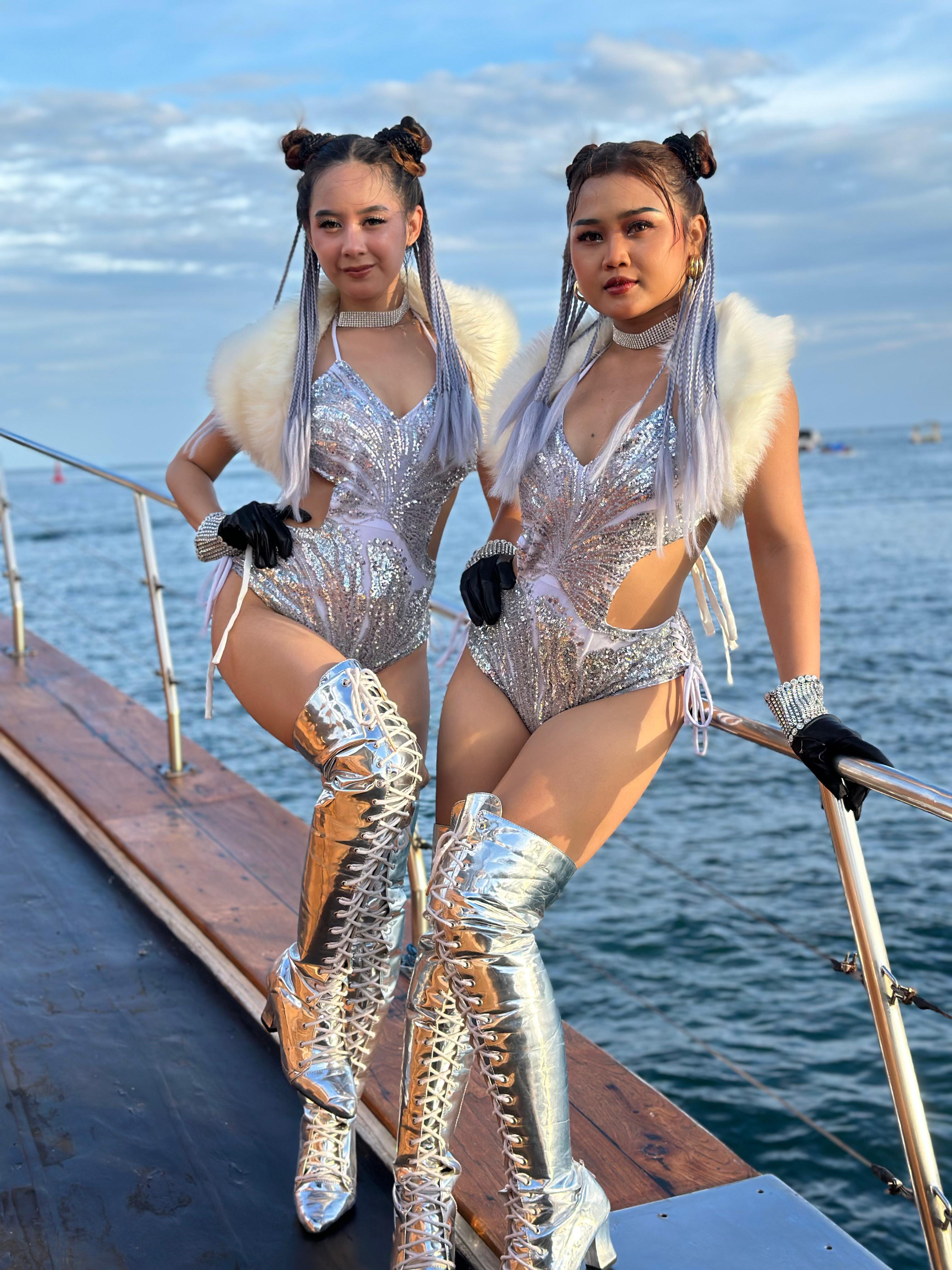 ⁠Sexy Dancer Disco Ball Girl